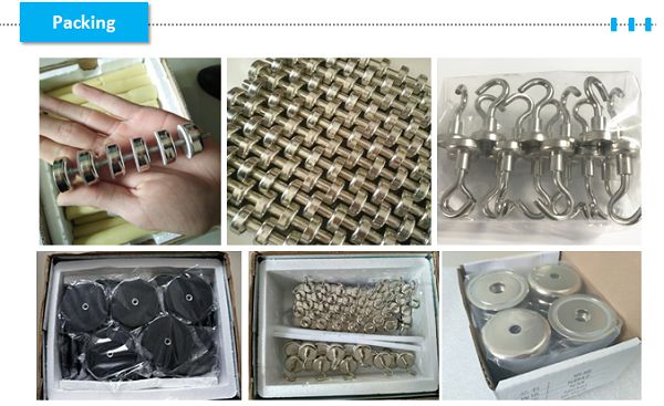 NdFeB pot magnet with internal threaded Stud Holding Magnets